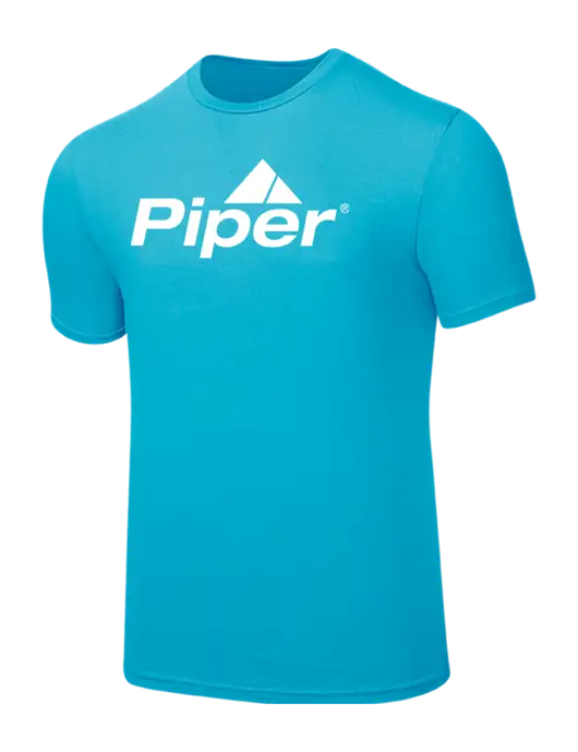 Seriously Soft Sapphire Blue T-Shirt w/Piper Logo