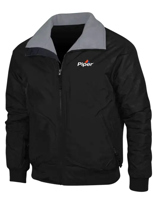 Black/Grey Classic Challenger Jacket w/Piper Logo