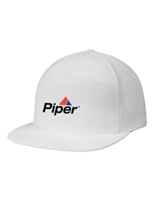 Richardson White Cannon Cap w/Piper Logo