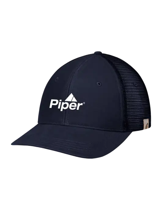 Carhartt Navy Canvas Trucker Cap w/Piper Logo
