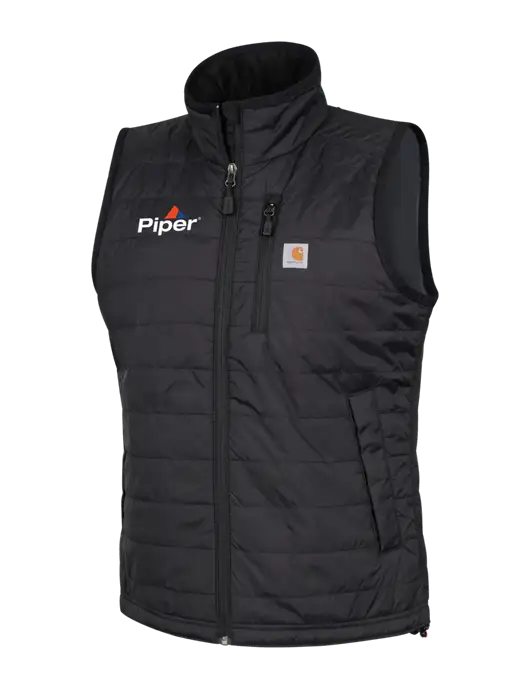 Carhartt Womens Black Gilliam Vest w/Piper Logo