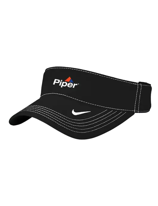 Nike Black Dri-FIT Ace Visor w/Piper Logo
