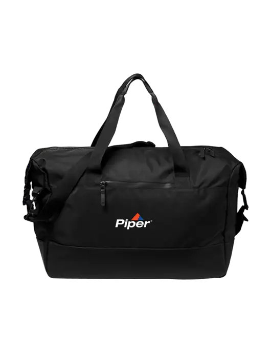 Mercer+Mettle Black Weekender Duffel w/Piper Logo