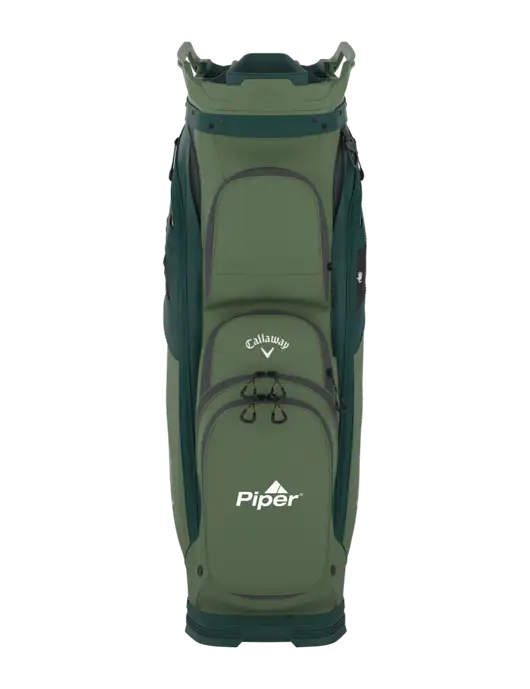 Callaway Org 14 Light Olive Cart Golf Bag  w/Piper Logo