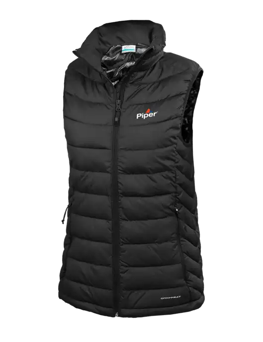 Columbia Womens Black Powder Lite Mid Jacket w/Piper Logo