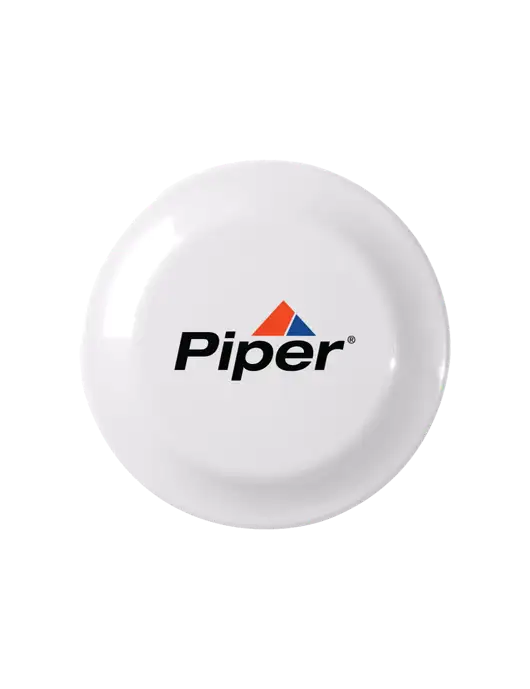 Fun White Flying Disc w/Piper Logo