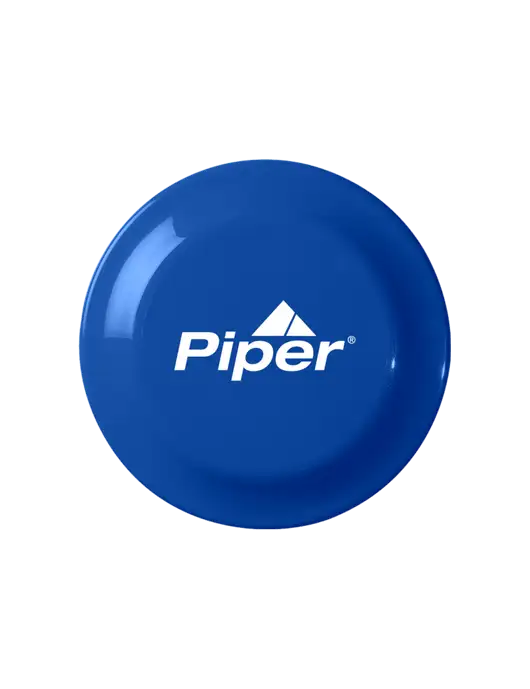 Fun Dark Royal Blue Flying Disc w/Piper Logo
