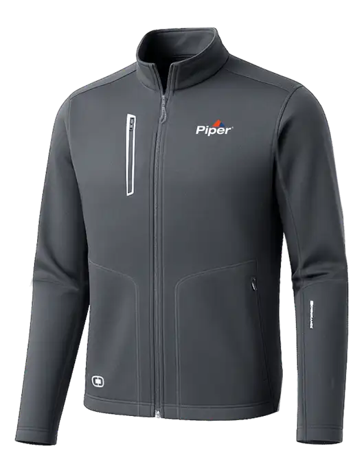 OGIO Dark Grey Endurance Fulcrum Full-Zip w/Piper Logo