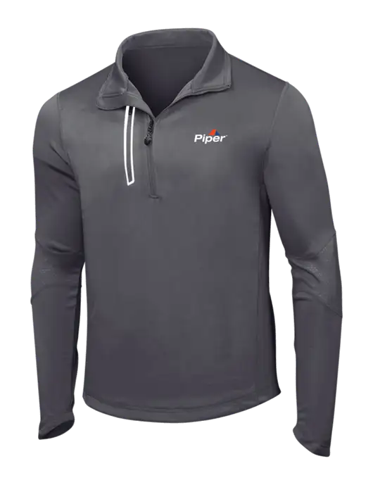 OGIO Gear Grey Endurance Fulcrum 1/4 Zip w/Piper Logo