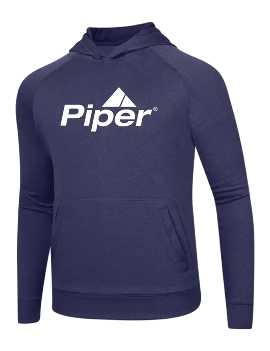 Tech True Navy Fleece Hooded Sweatshirt w/Piper Logo