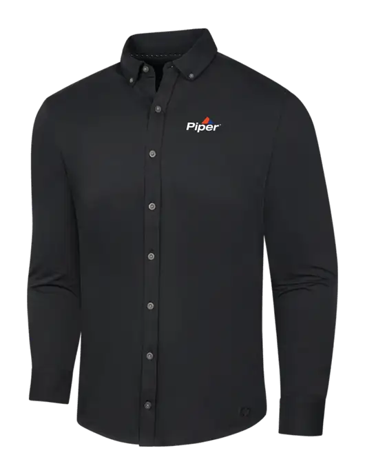 OGIO Blacktop Modern Code Stretch Button-Up Shirt w/Piper Logo