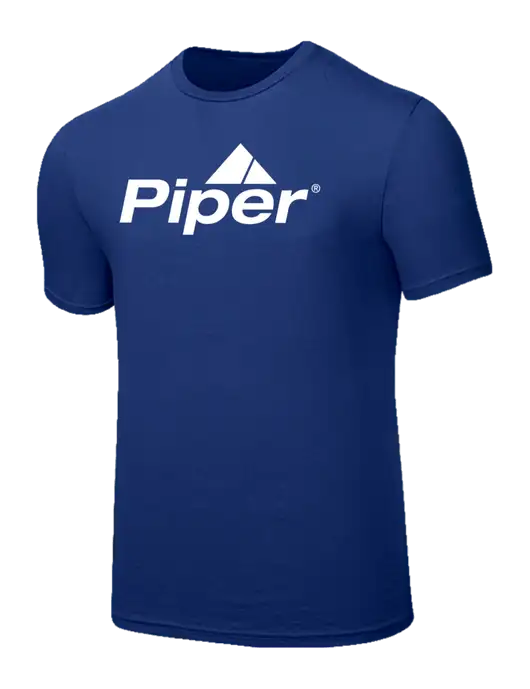 Seriously Soft Dark Royal T-Shirt w/Piper Logo