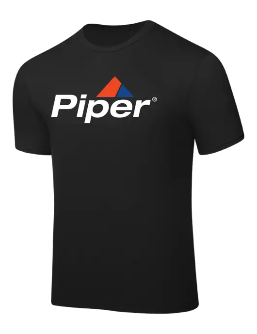 Black PosiCharge Competitor Tee w/Piper Logo