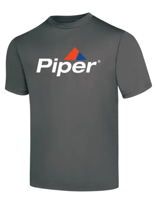 Dark Grey PosiCharge Competitor Tee w/Piper Logo