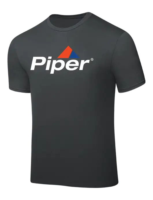 Dark Grey PosiCharge Competitor Tee w/Piper Logo