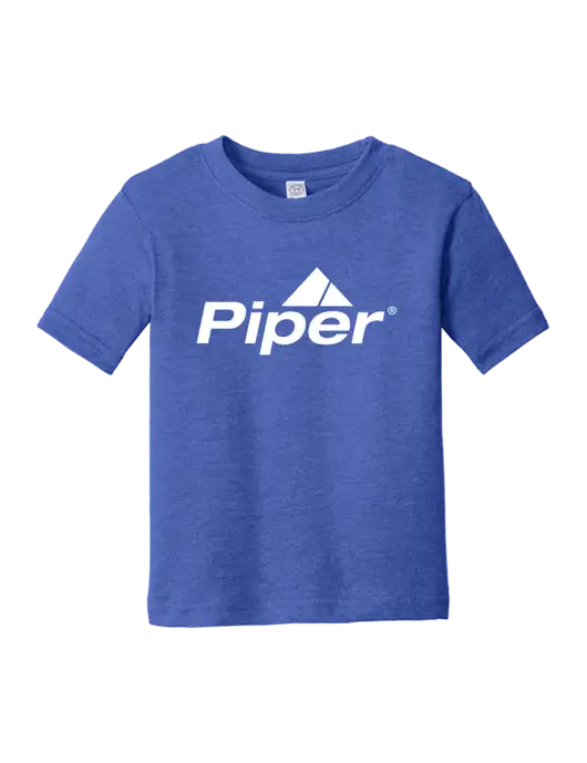 Rabbit Skins Vintage Royal Toddler Fine Jersey Tee w/Piper Logo