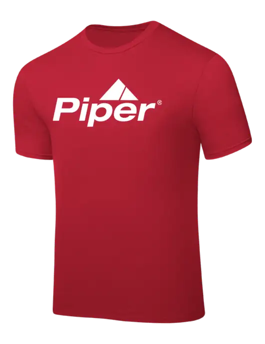 Red PosiCharge Competitor Tee w/Piper Logo