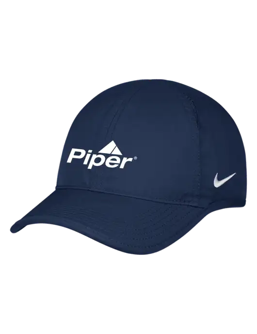 Nike Navy Featherlight Cap w/Piper Logo