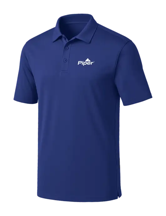 Dark Royal Silk Touch Performance Polo w/Piper Logo
