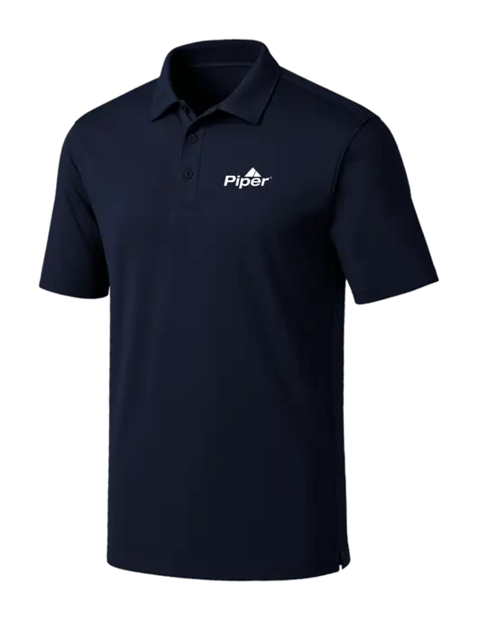Navy Silk Touch Performance Polo w/Piper Logo