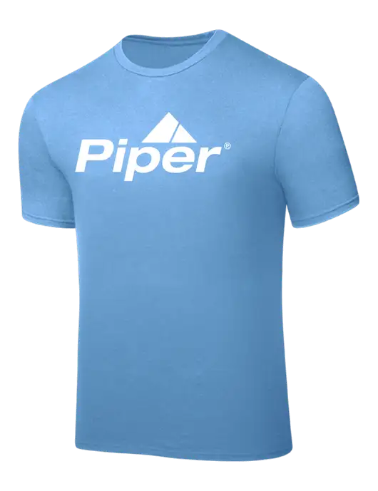 Carolina Blue PosiCharge Competitor Tee w/Piper Logo