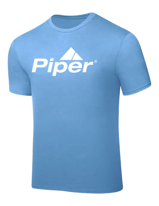 Carolina Blue PosiCharge Competitor Tee w/Piper Logo