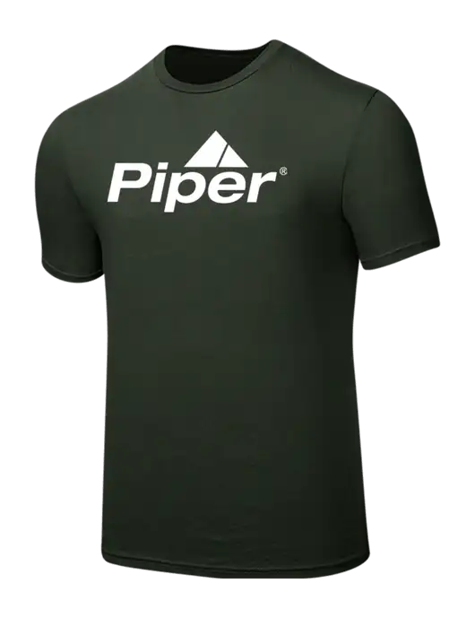 Seriously Soft Dark Olive T-Shirt w/Piper Logo