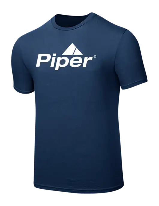 Seriously Soft Deep Slate Blue T-Shirt w/Piper Logo
