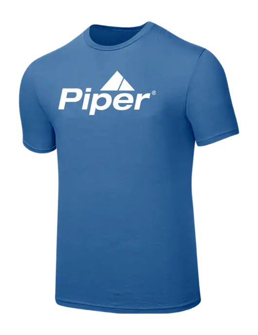 Seriously Soft Light Navy T-Shirt w/Piper Logo