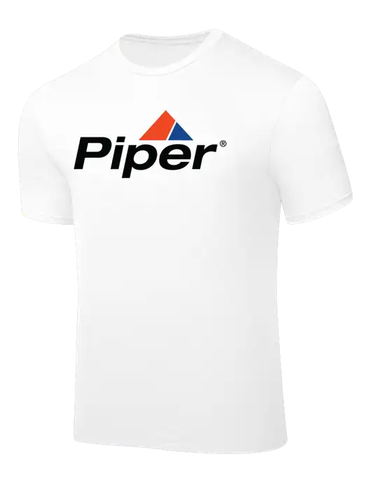 White PosiCharge Competitor Tee w/Piper Logo