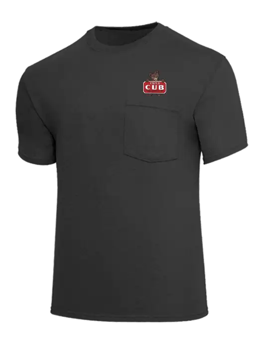 Core Blend Charcoal Grey Pocket T-Shirt w/Piper Cub Logo
