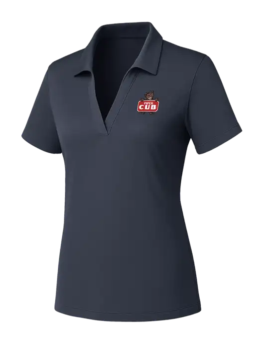 Womens Dark Grey PosiCharge RacerMesh Polo w/Piper Cub Logo