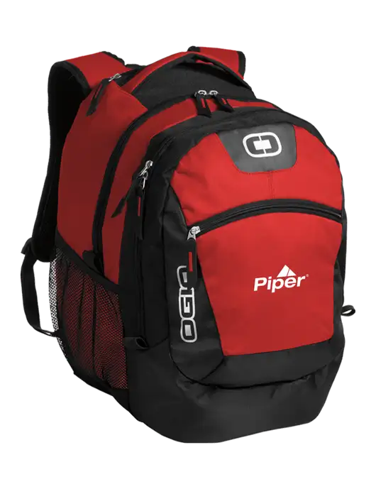 OGIO Red Rogue Pack
 w/Piper Logo