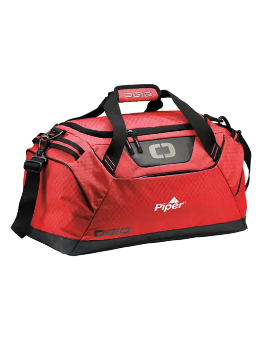 OGIO Red Catalyst Duffle
 w/Piper Logo