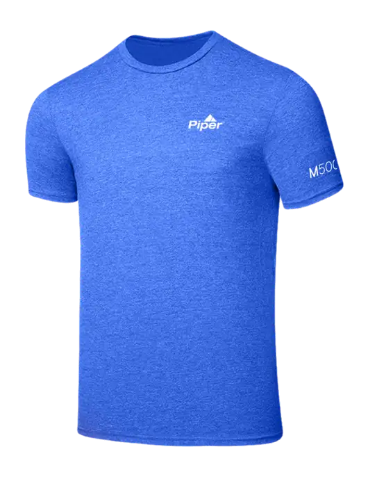 Seriously Soft Royal Frost T-Shirt w/M500 Logo, Piper Logo