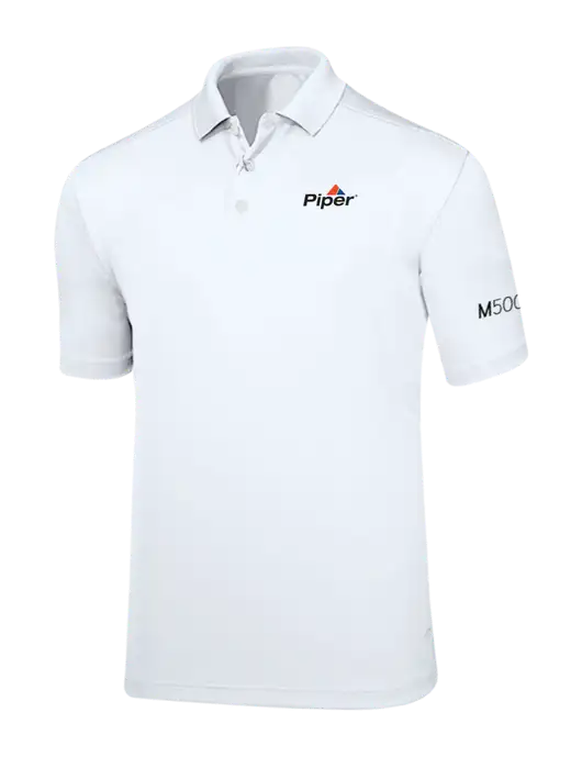Callaway Core Bright White Performance Polo w/M500 Logo, Piper Logo