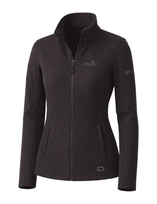 OGIO Blacktop Womens Grit Fleece Jacket w/M500 Logo, Piper Logo