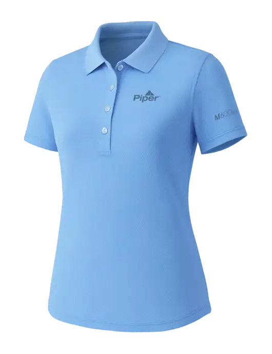 Callaway Womens Core Light Blue Performance Polo w/M600/SLS Logo, Piper Logo