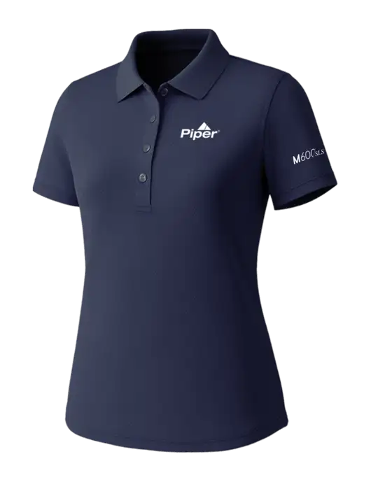 Callaway Womens Core Navy Performance Polo w/M600/SLS Logo, Piper Logo