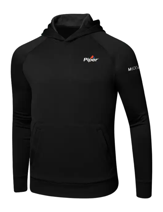 Tech Black Fleece Hooded Sweatshirt w/M600/SLS Logo, Piper Logo