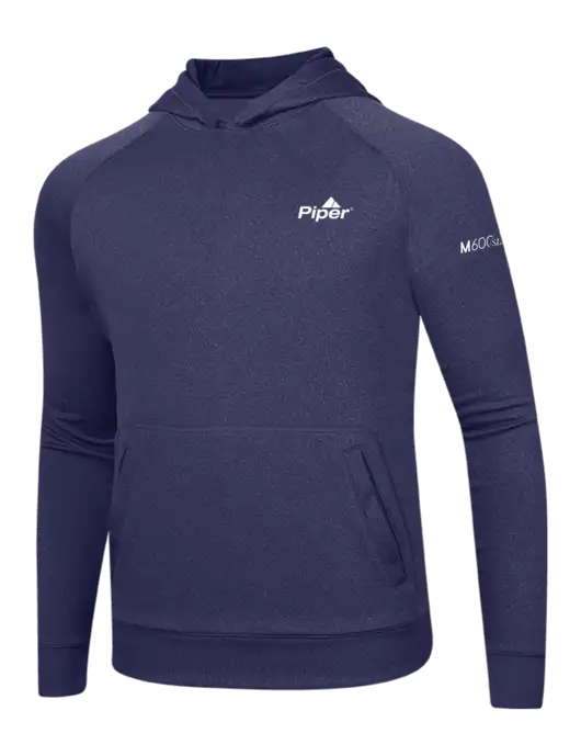 Tech True Navy Fleece Hooded Sweatshirt w/M600/SLS Logo, Piper Logo