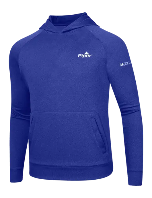 Tech True Royal Fleece Hooded Sweatshirt w/M600/SLS Logo, Piper Logo