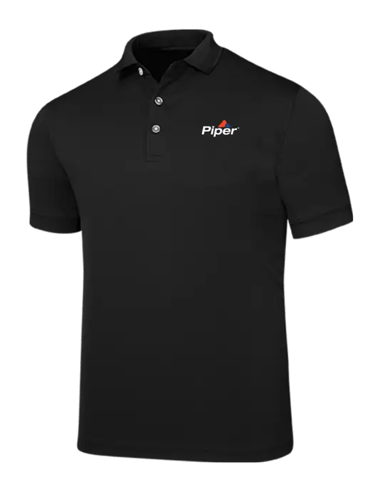 Callaway Ottoman Black Polo w/Piper Logo