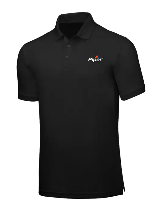 Black Core Classic Pique w/Piper Logo