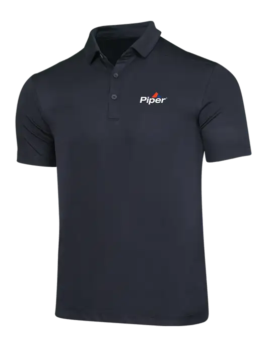 Black Posi-UV Pro Polo w/Piper Logo