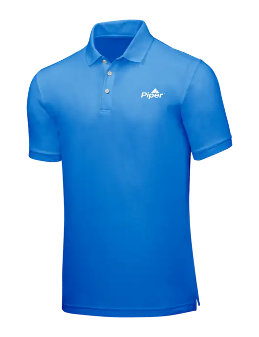 Light Royal Blue Core Classic Pique w/Piper Logo
