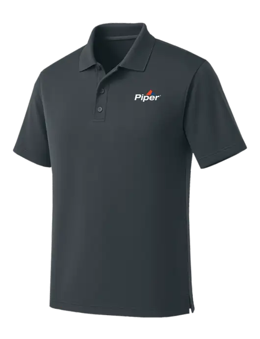 Dark Grey Dry Zone UV Micro Mesh Polo w/Piper Logo