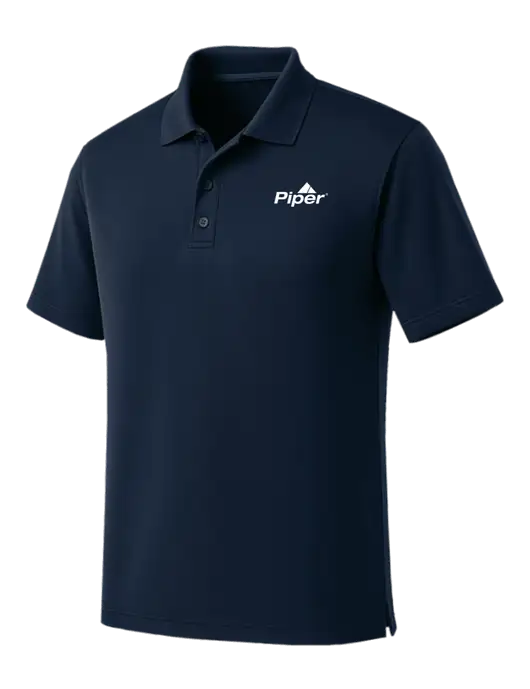 Dark Navy Dry Zone UV Micro Mesh Polo w/Piper Logo