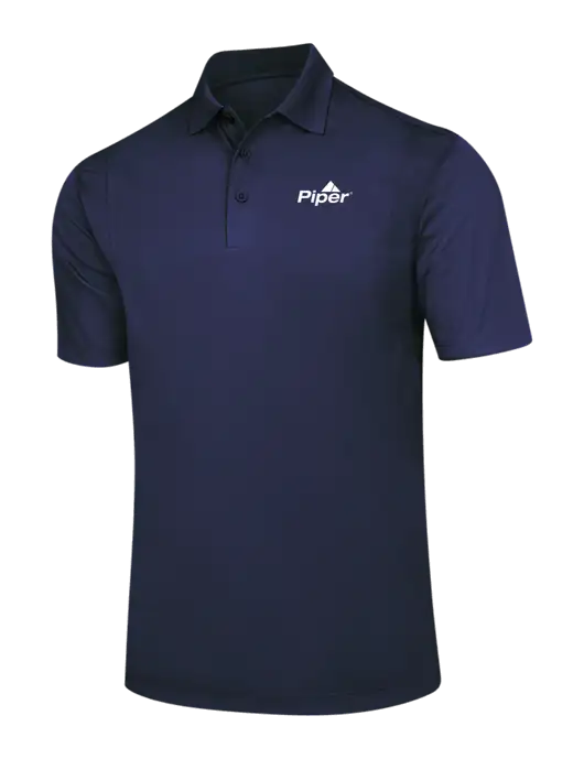 Navy Micropique Sport-Wick Polo w/Piper Logo