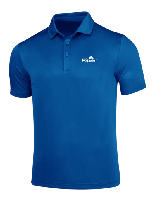 True Royal Posi-UV Pro Polo w/Piper Logo